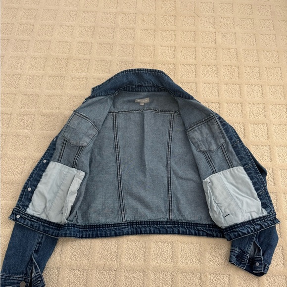 Tractr Dark Blue Jean Jacket - Picture 3 of 4